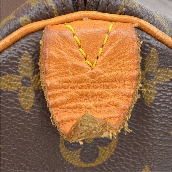 SOLD!! AUTHENTIC LOUIS VUITTON SPEEDY 30 HANDBAG PURSE MONOGRAM CANVAS - Picture 11 of 12